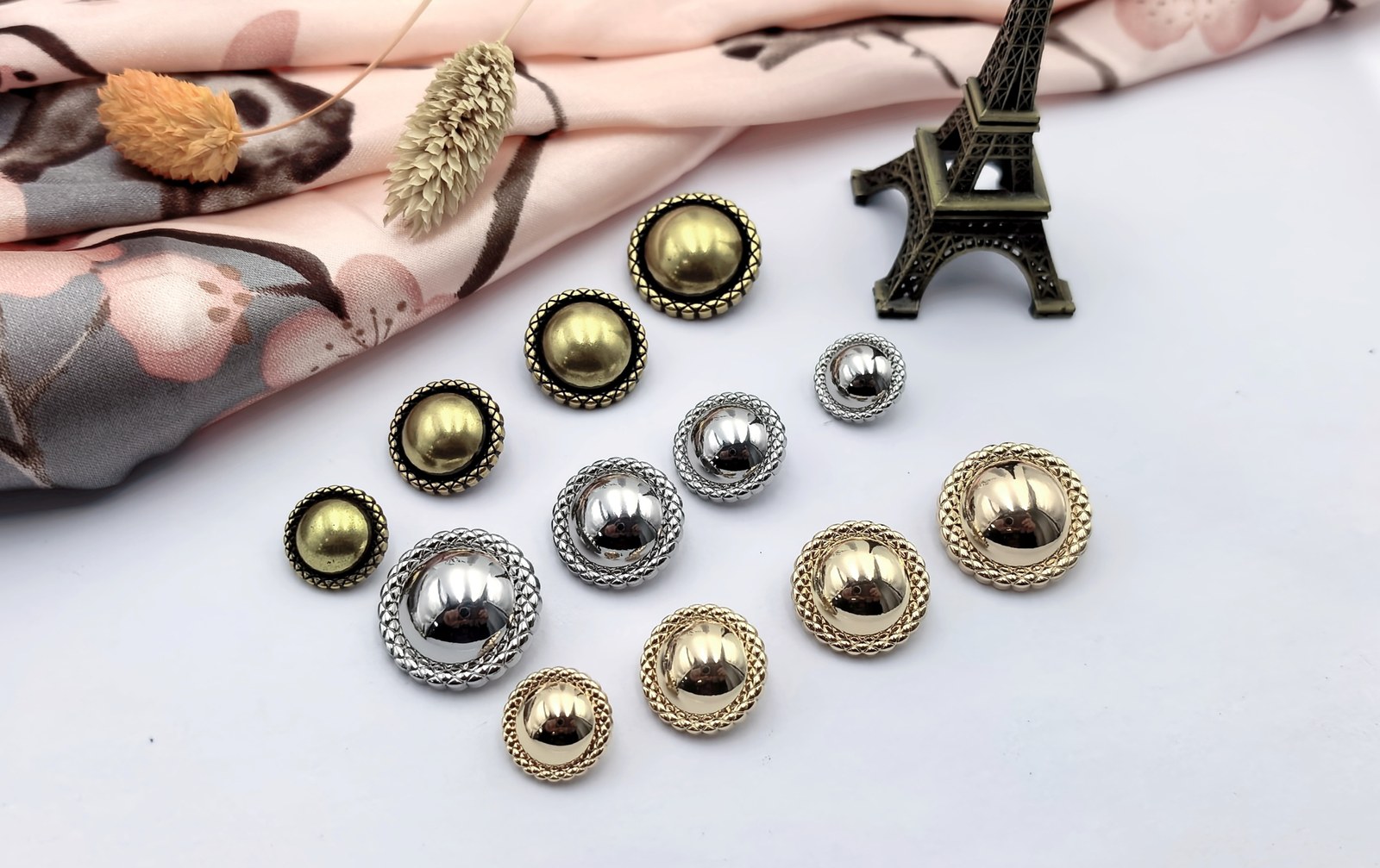 Mushroom Sew-on Button F80357-23/F80356-20/F80355-18/F80354-15
