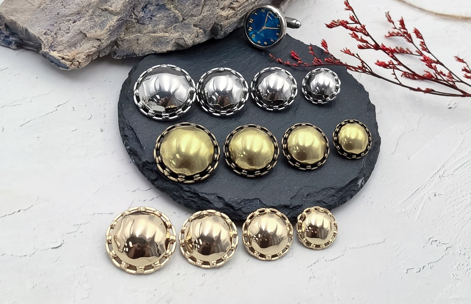 Mushroom Sew-on Button F80361-23/F80360-20/F80359-18/F80358-15