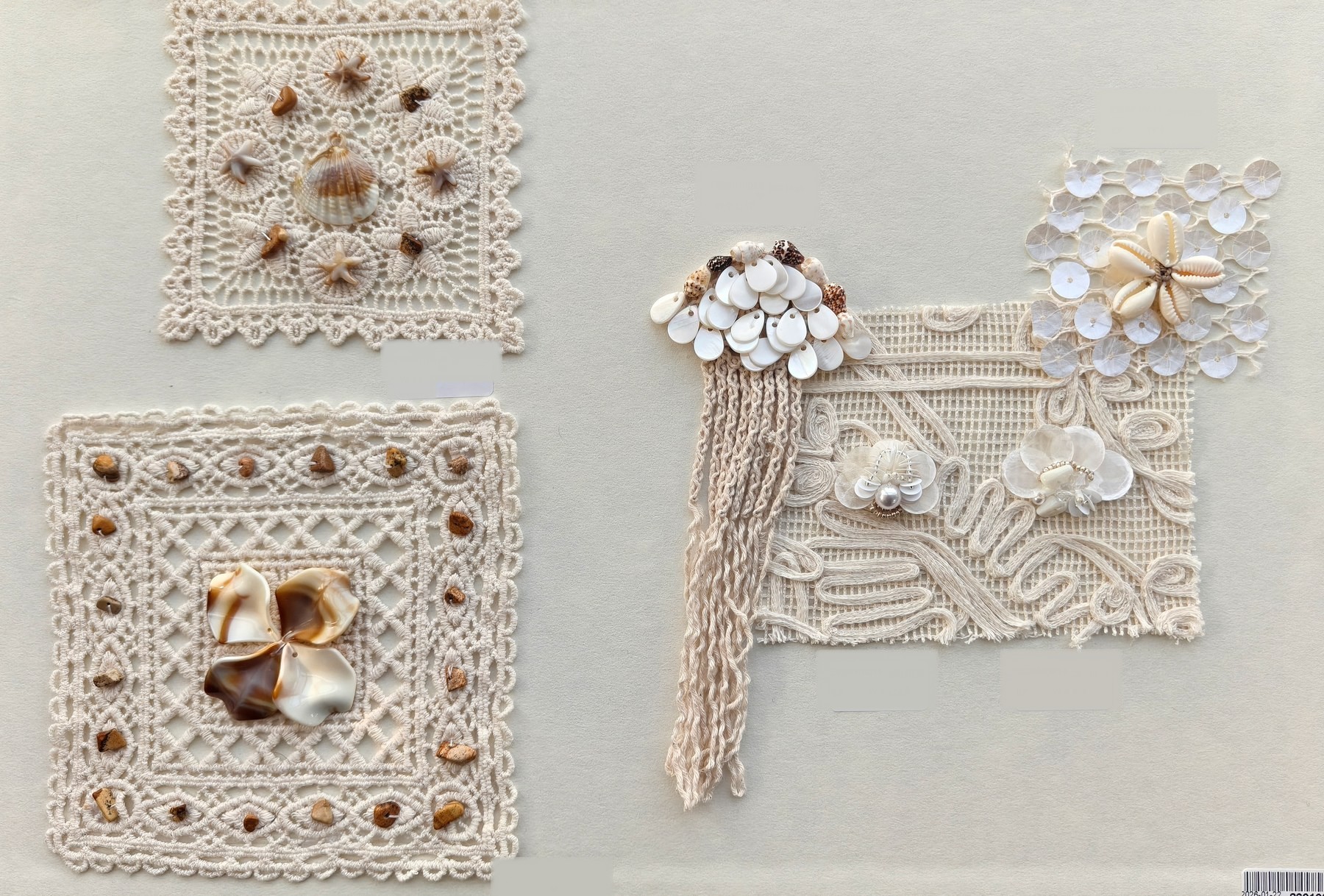 Seashell Lace Applique Collection