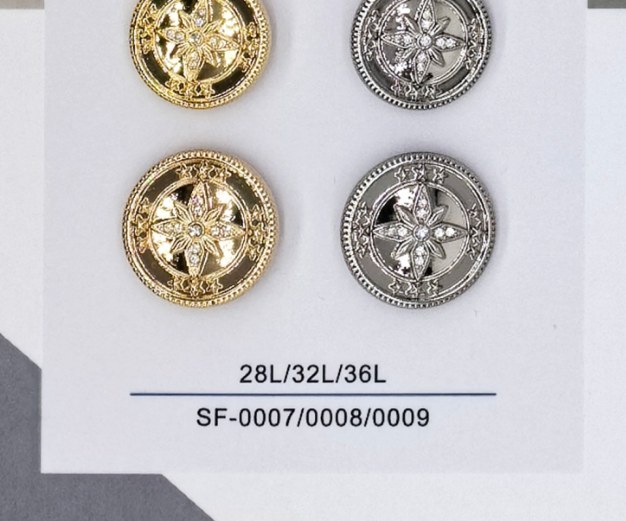 Sew-on Button SF-00077/00088/00099 (28L/32L/36L)