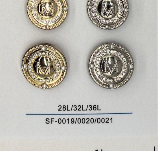 Sew-on Button SF-00199/00200/00211 (28L/32L/36L)