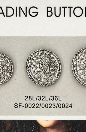 Sew-on Button SF-00222/00233/00244 (28L/32L/36L)