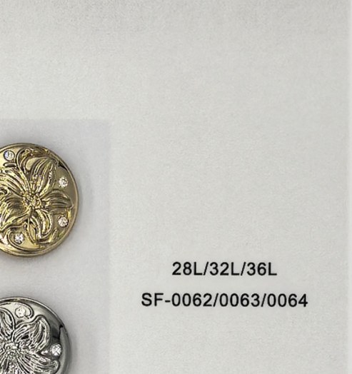 Sew-on Button SF-00622/00633/00644 (28L/32L/36L)