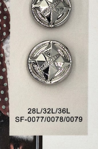 Sew-on Button SF-00777/00788/00799 (28L/32L/36L)