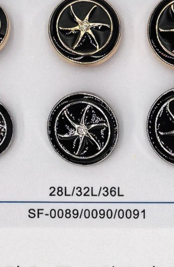 Sew-on Button SF-00899/00900/00911 (28L/32L/36L)