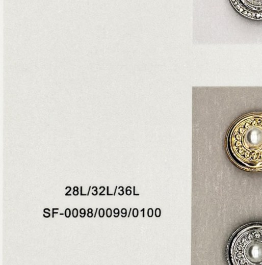 Sew-on Button SF-00988/00999/01000 (28L/32L/36L)