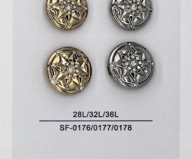 Sew-on Button SF-01766/01777/01788 (28L/32L/36L)
