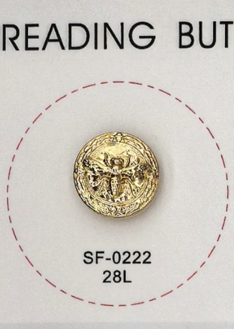 Sew-on Button SF-02222 (28L)