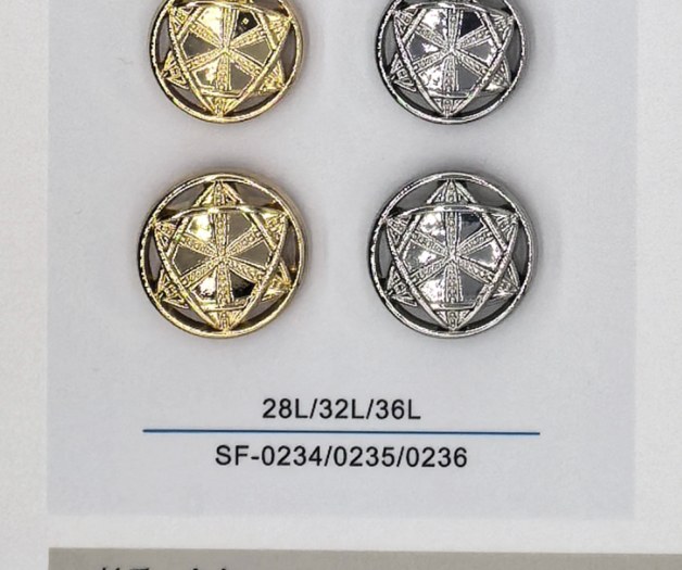 Sew-on Button SF-02344/02355/02366 (28L/32L/36L)