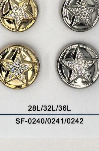 Sew-on Button SF-02400/02411/02422 (28L/32L/36L)