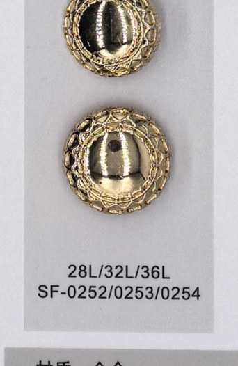 Sew-on Button SF-02522/02533/02544 (28L/32L/36L)