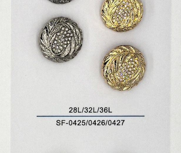 Sew-on Button SF-04255/04266/04277 (28L/32L/36L)