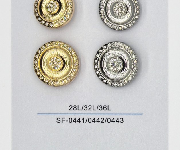 Sew-on Button SF-04411/04422/04433 (28L/32L/36L)
