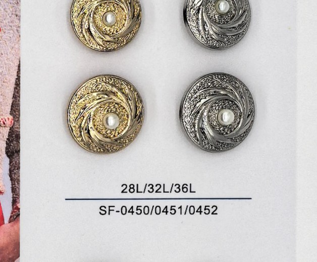 Sew-on Button SF-04500/04511/04522 (28L/32L/36L)