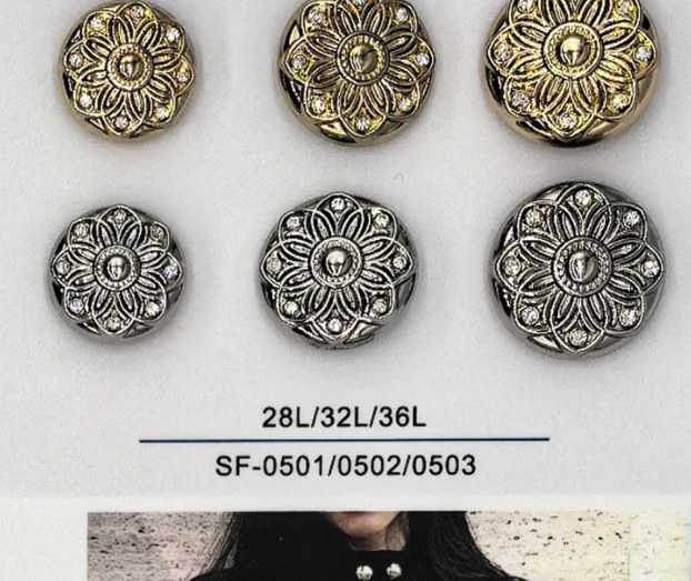 Sew-on Button SF-05011/05022/05033 (28L/32L/36L)