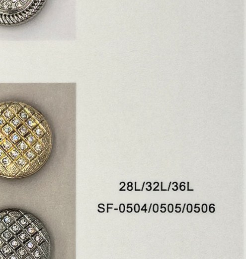 Sew-on Button SF-05044/05055/05066 (28L/32L/36L)