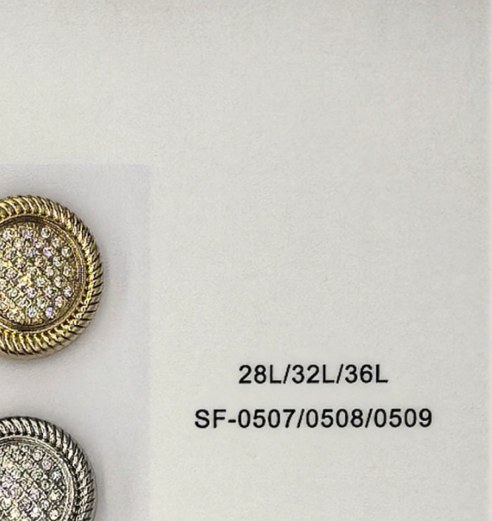 Sew-on Button SF-05077/05088/05099 (28L/32L/36L)