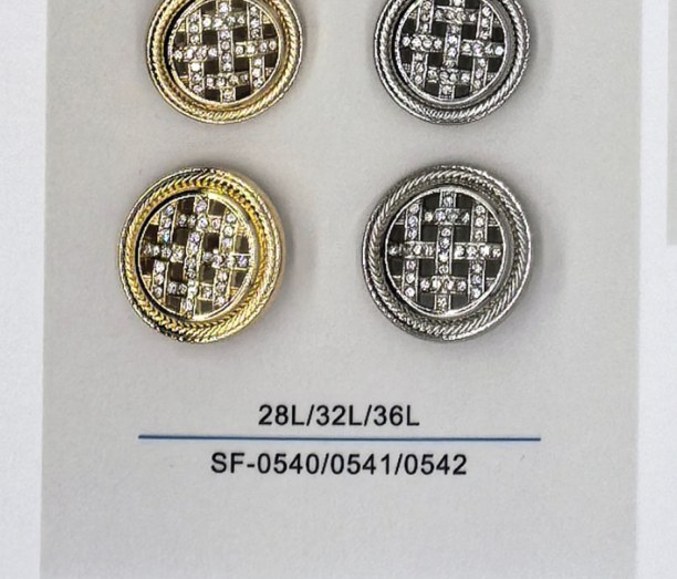 Sew-on Button SF-05400/05411/05422 (28L/32L/36L)