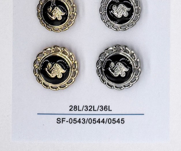 Sew-on Button SF-05433/05444/05455 (28L/32L/36L)