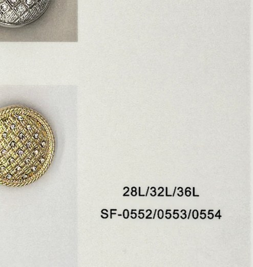 Sew-on Button SF-05522/05533/05544 (28L/32L/36L)