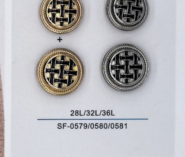 Sew-on Button SF-05799/05800/05811 (28L/32L/36L)