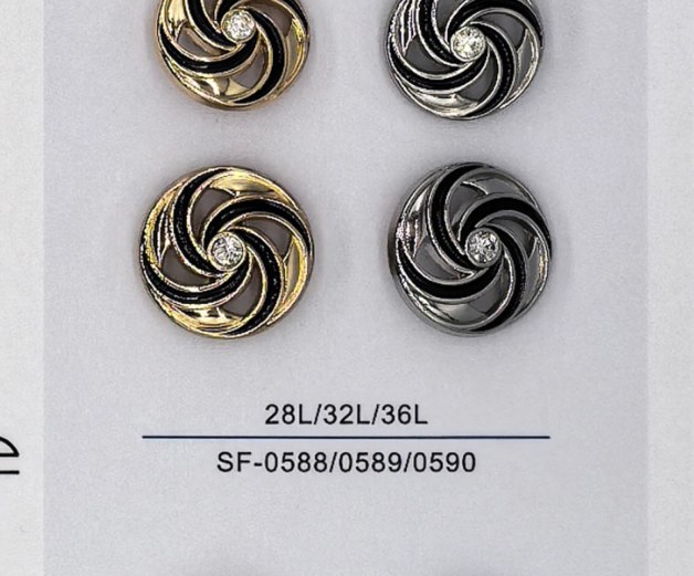 Sew-on Button SF-05888/05899/05900 (28L/32L/36L)