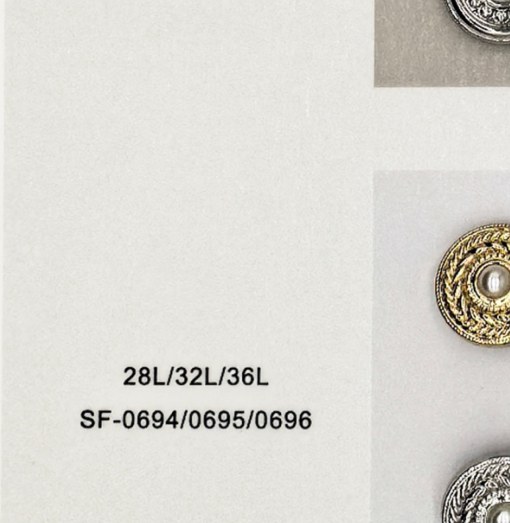 Sew-on Button SF-06944/06955/06966 (28L/32L/36L)