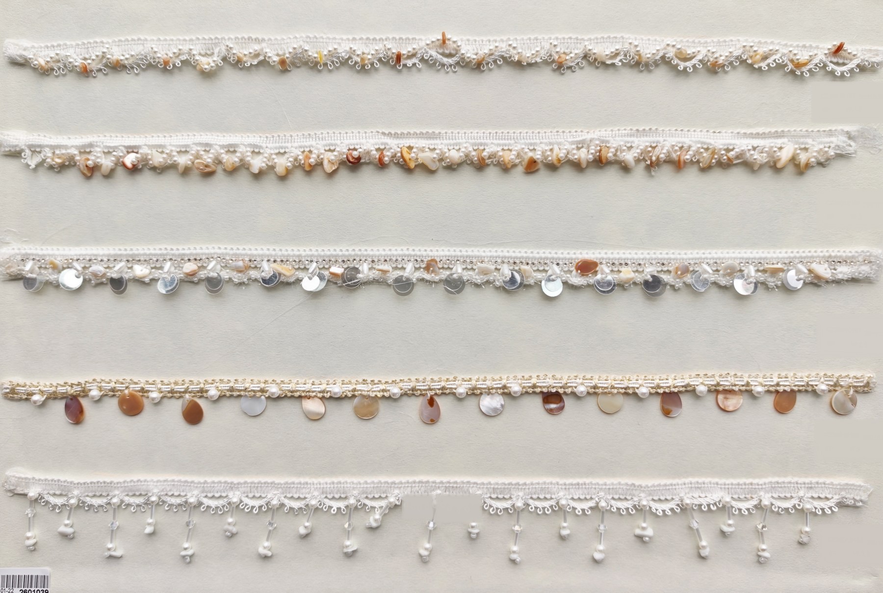 Shell and Pearl Fringe Trims