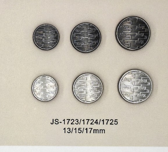 Snap Fastener JS-17233/17244/17255 (13/15/17mm)