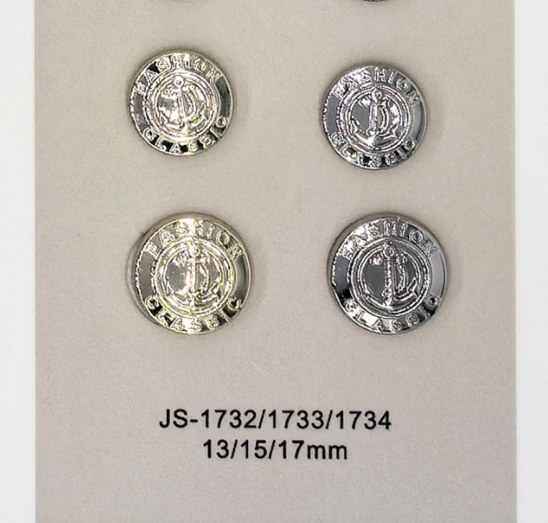 Snap Fastener JS-17322/17333/17344 (13/15/17mm)