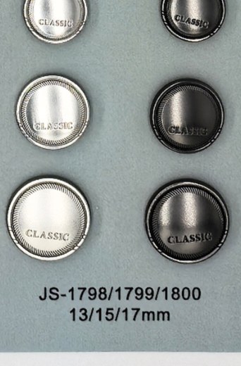 Snap Fastener JS-17988/17999/18000 (13/15/17mm)