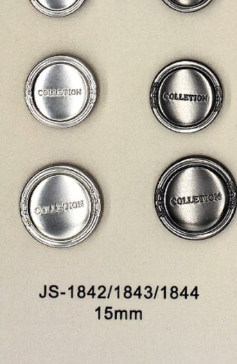 Snap Fastener JS-18422/18433/18444 (15mm)