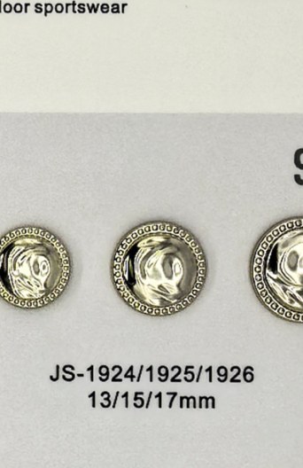 Snap Fastener JS-19244/19255/19266 (13/15/17mm)