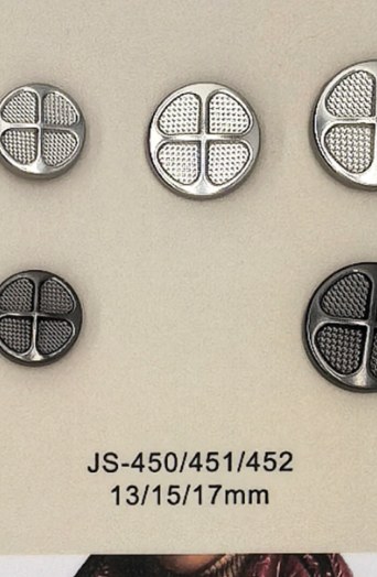 Snap Fastener JS-4500/4511/4522 (13/15/17mm)