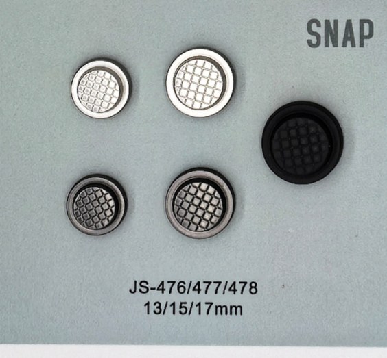 Snap Fastener JS-4766/4777/4788 (13/15/17mm)